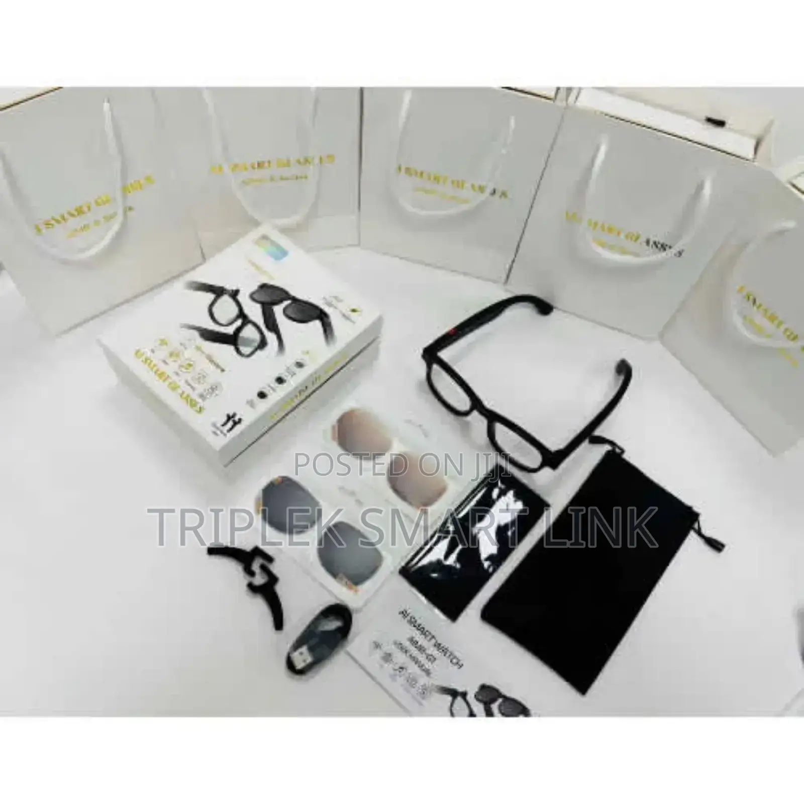 Ai G1 Smart Eyeglass Wifi Music Photography + 3 Extra Lens. Wholesale