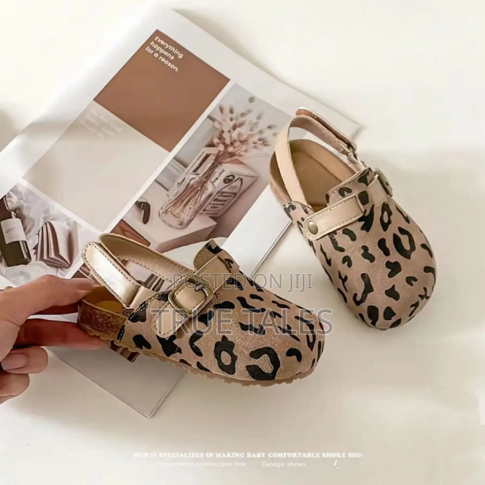Unisex Boy's And Girls Suede Clog Sandals