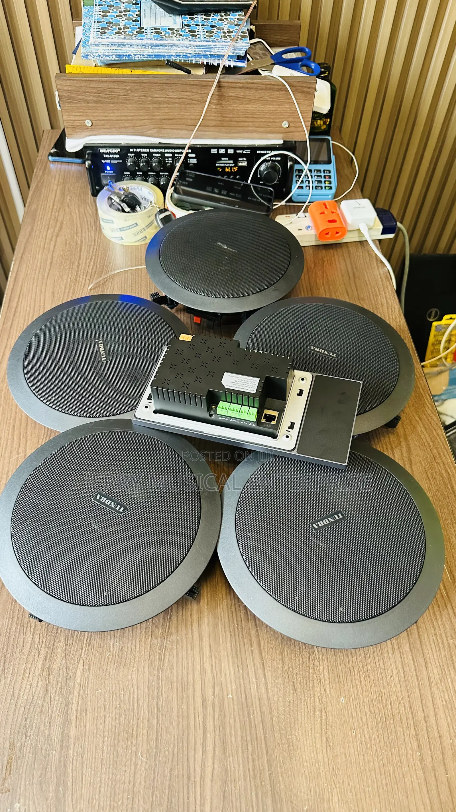8inches Smart Wall Amplifier With Voice Command And Tuya App
