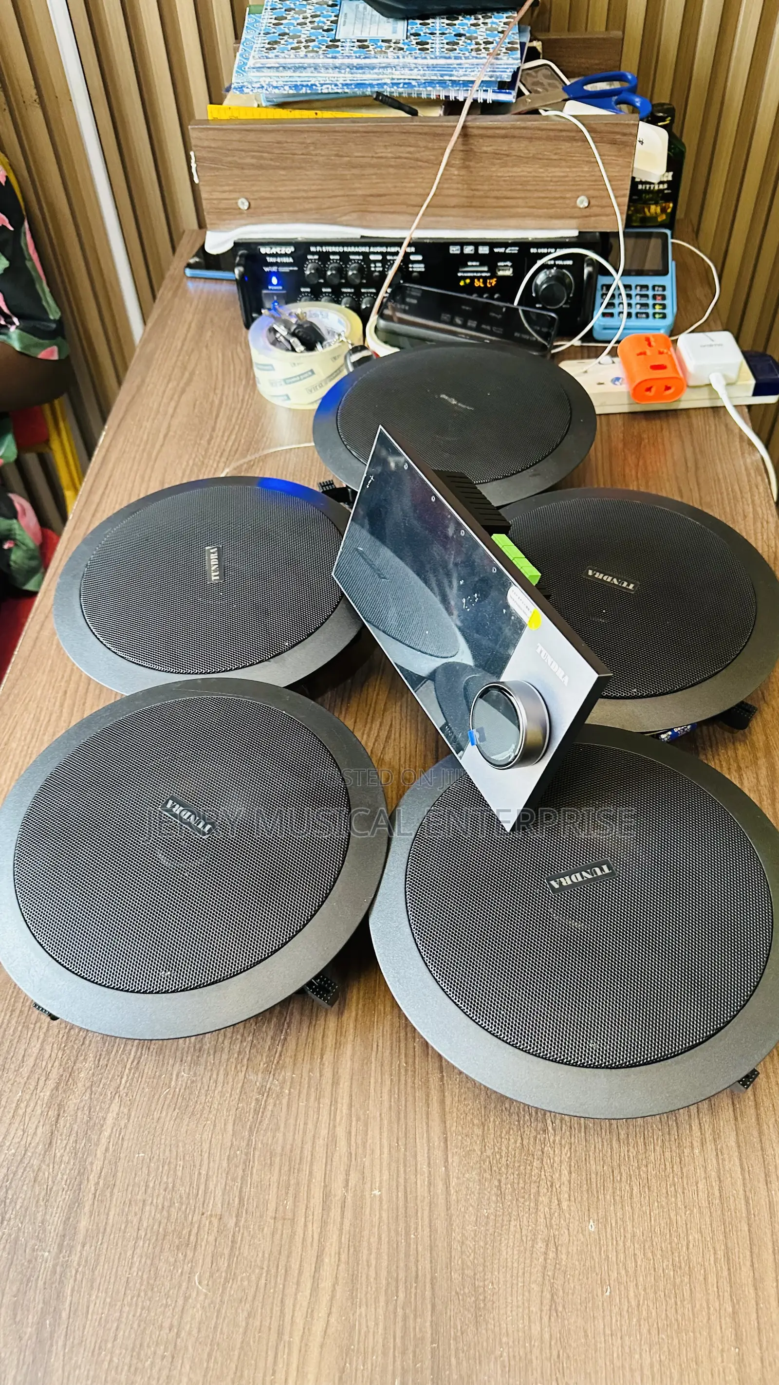 8inches Smart Wall Amplifier With Voice Command And Tuya App