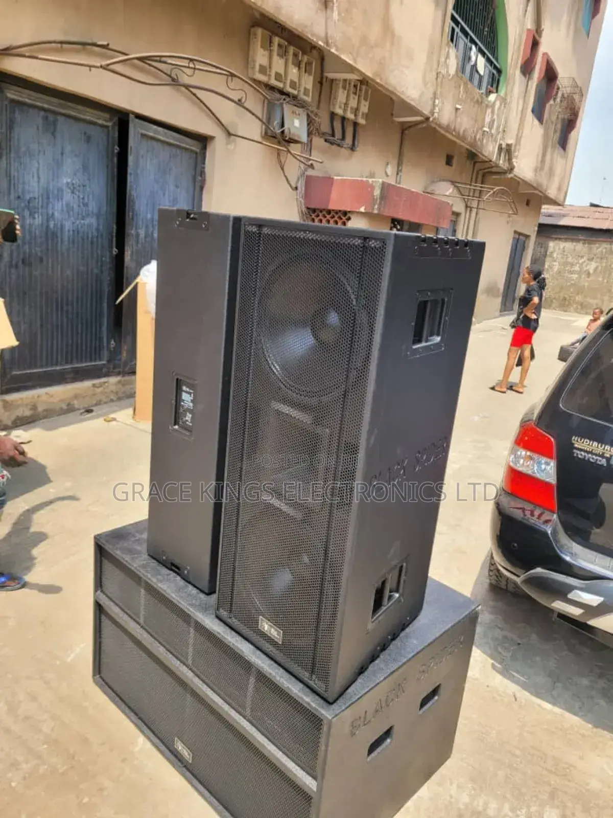 Black Spider Full Range and Subwoofer