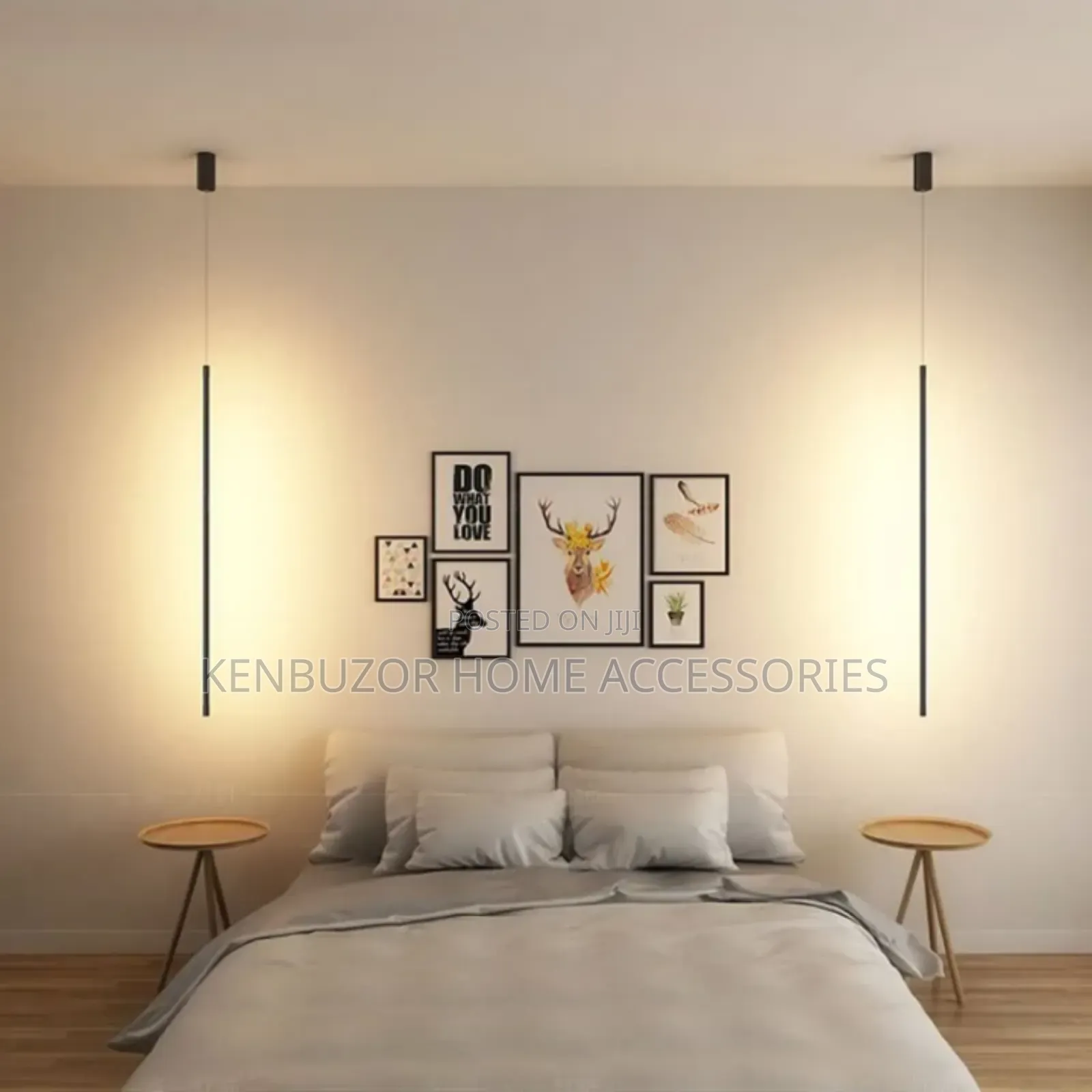 Single Long Ceiling Hanging Lamp Chandelier