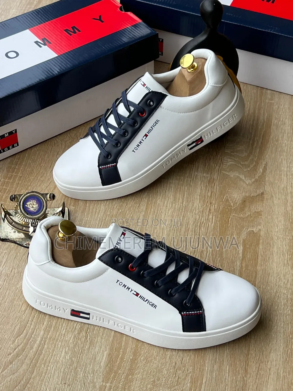 White and Black Designed Tommy Hilfiger