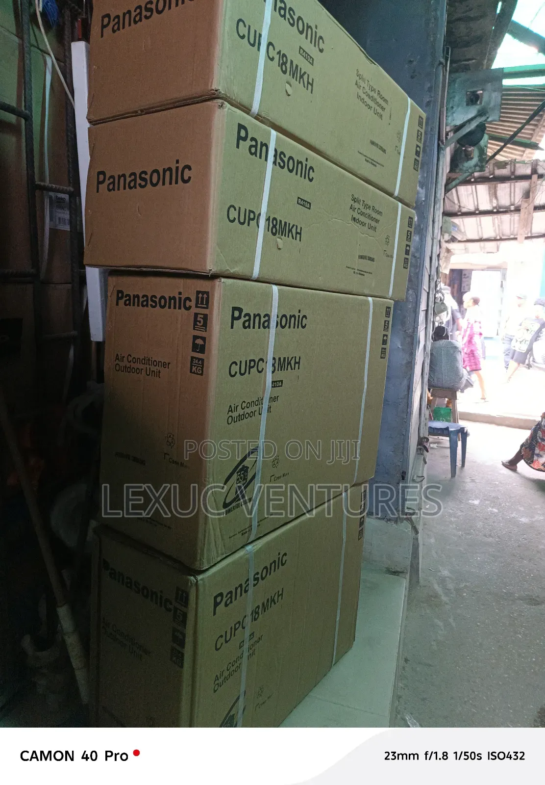 Panasonic Split Unit 2hp Brand New 100% Copper Condenser Excellent Wok