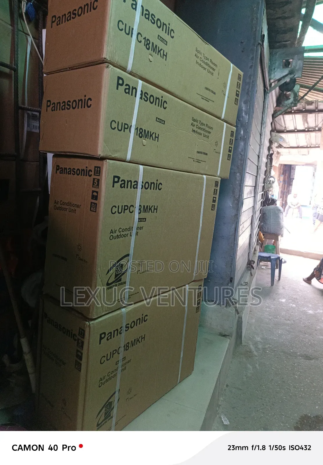 Panasonic Split Unit 2hp Brand New 100% Copper Condenser Excellent Wok