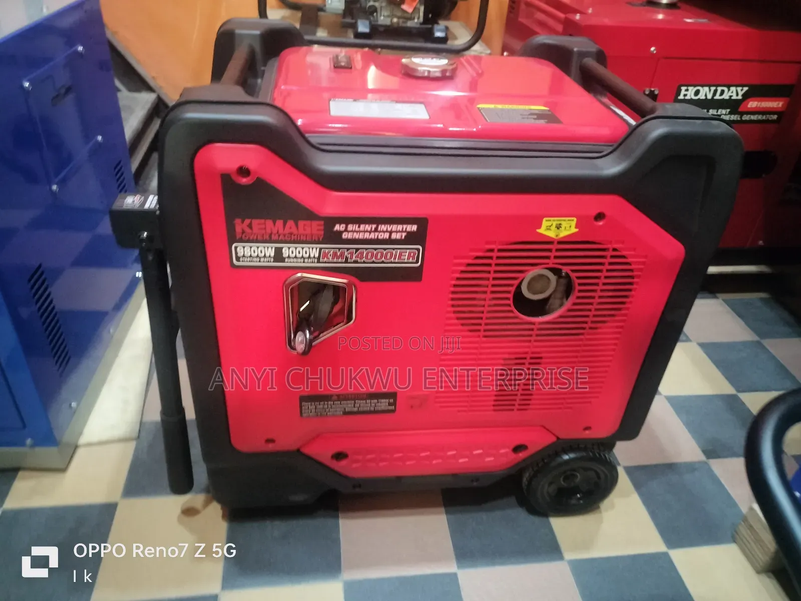 New Invater Kemage Soundproof Zero Noise Generator 9.5kva