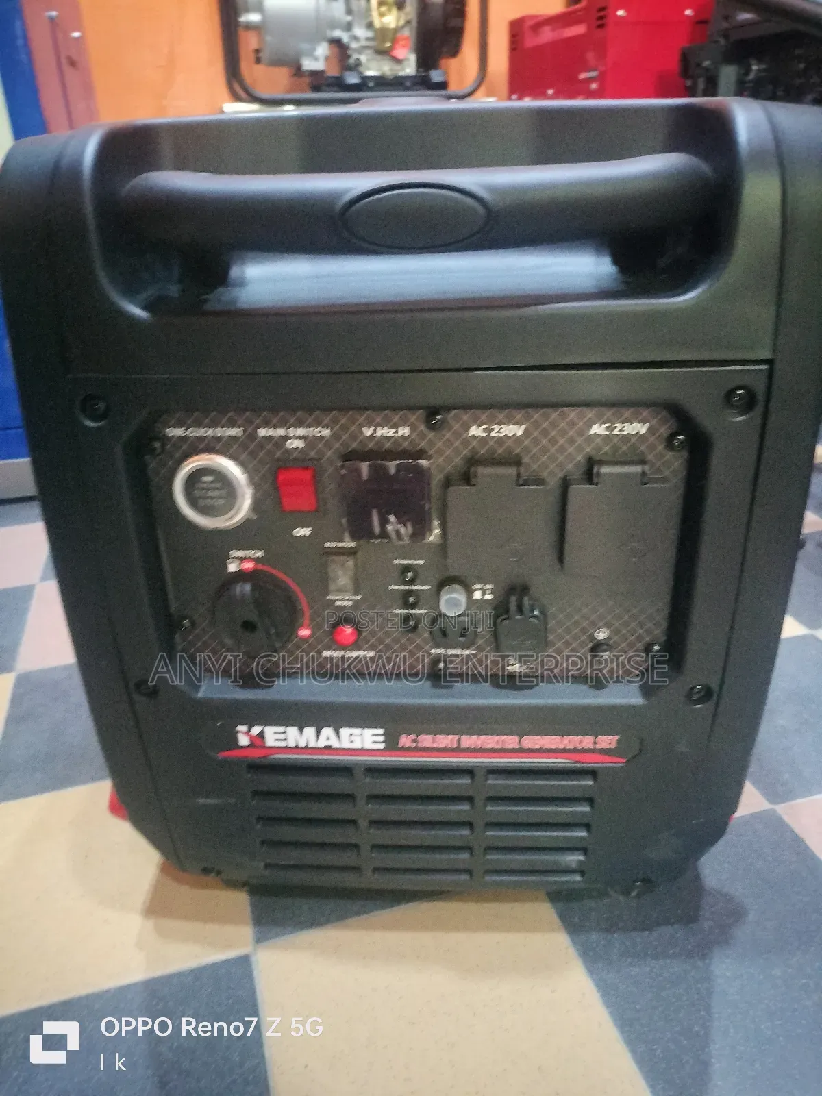 New Kemage Invater Remote Generator Km75000ier 5.5kva