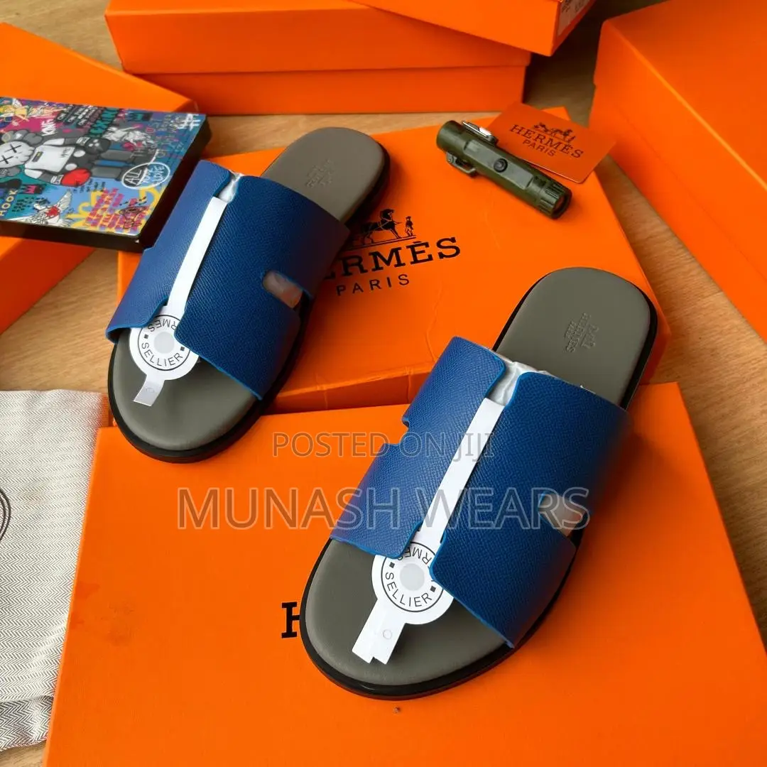 Gucci & Other Collection Leather Slipers 40-46 For Men