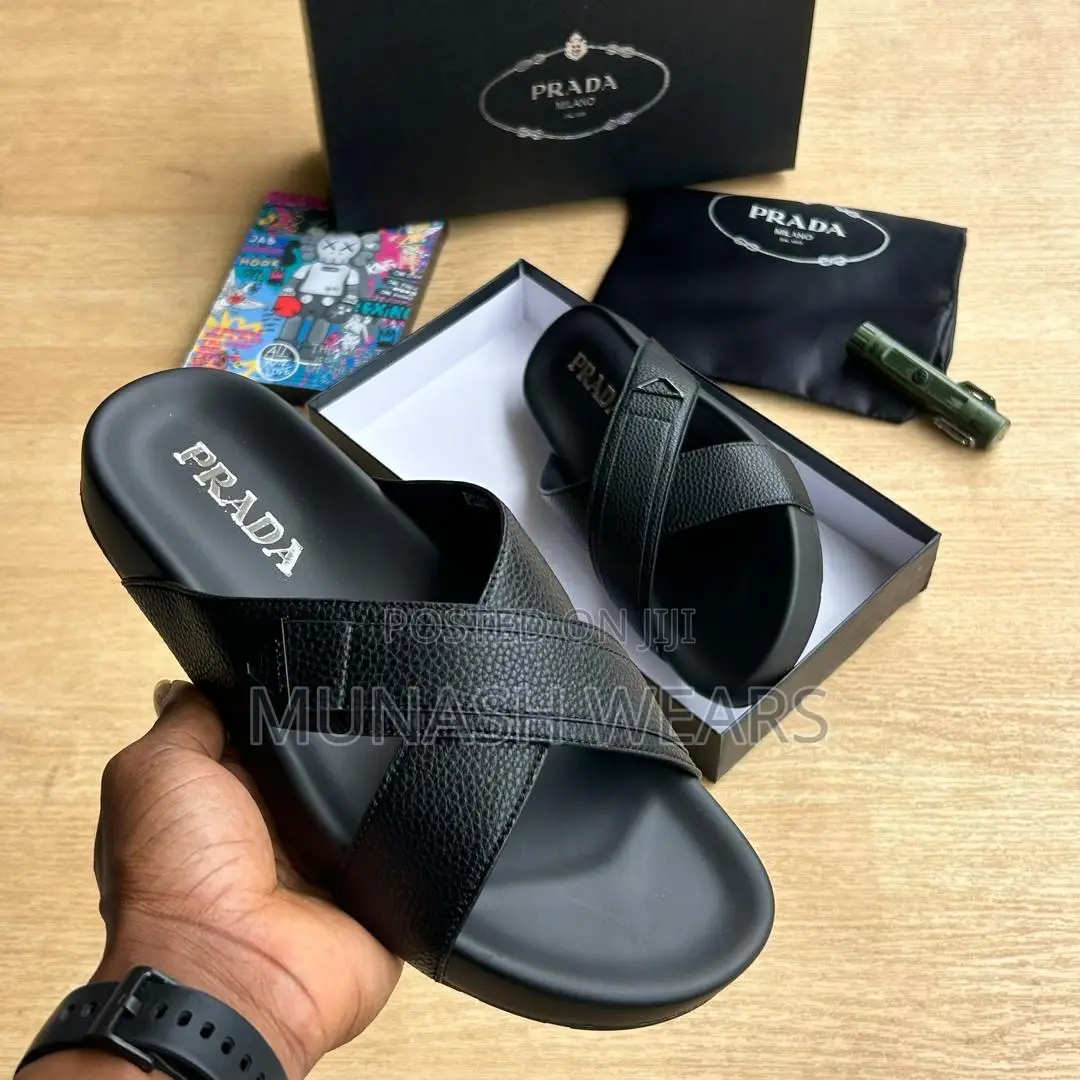 Gucci & Other Collection Leather Slipers 40-46 For Men