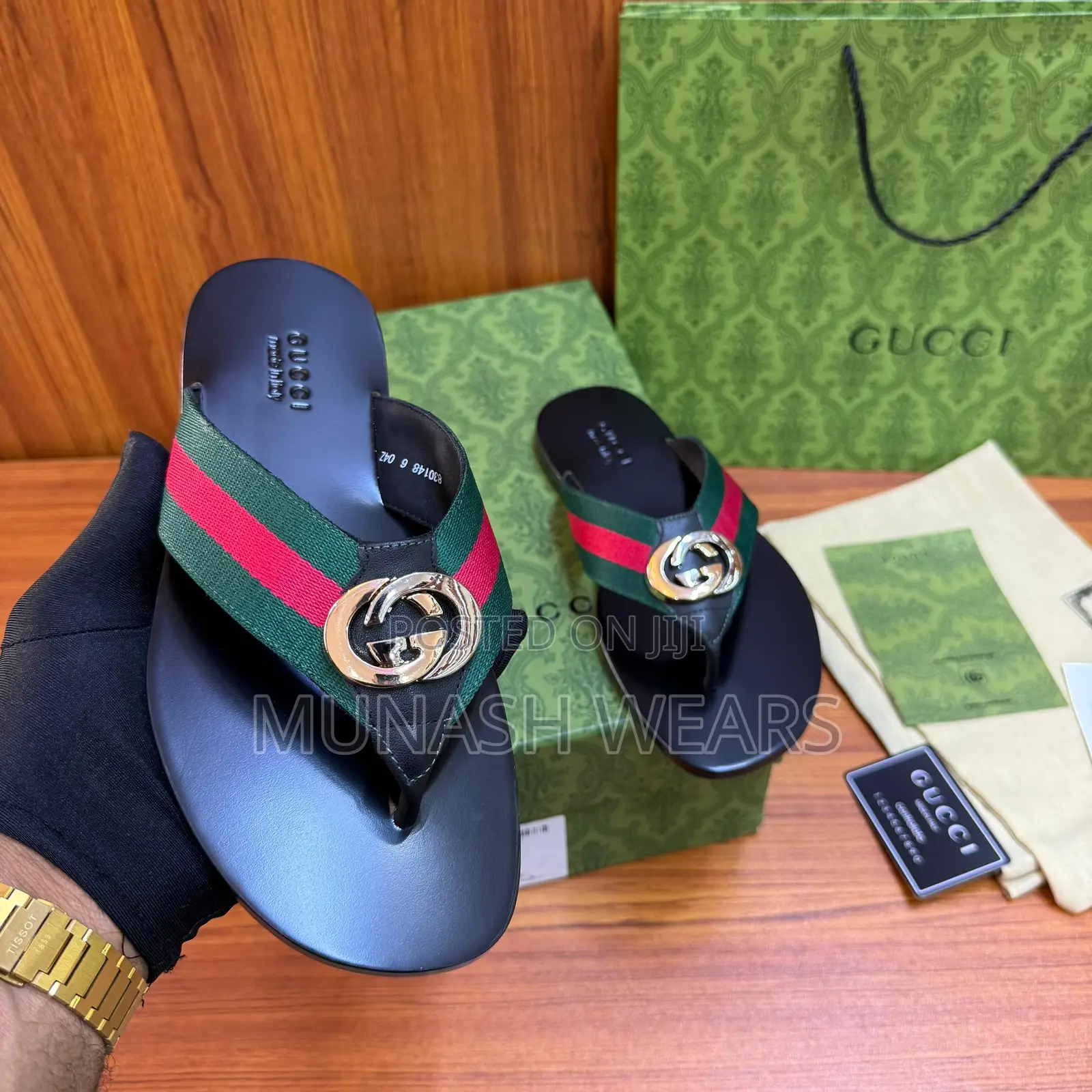 Original Leather Gucci Slipers 40-46,Nationiwde Delivery