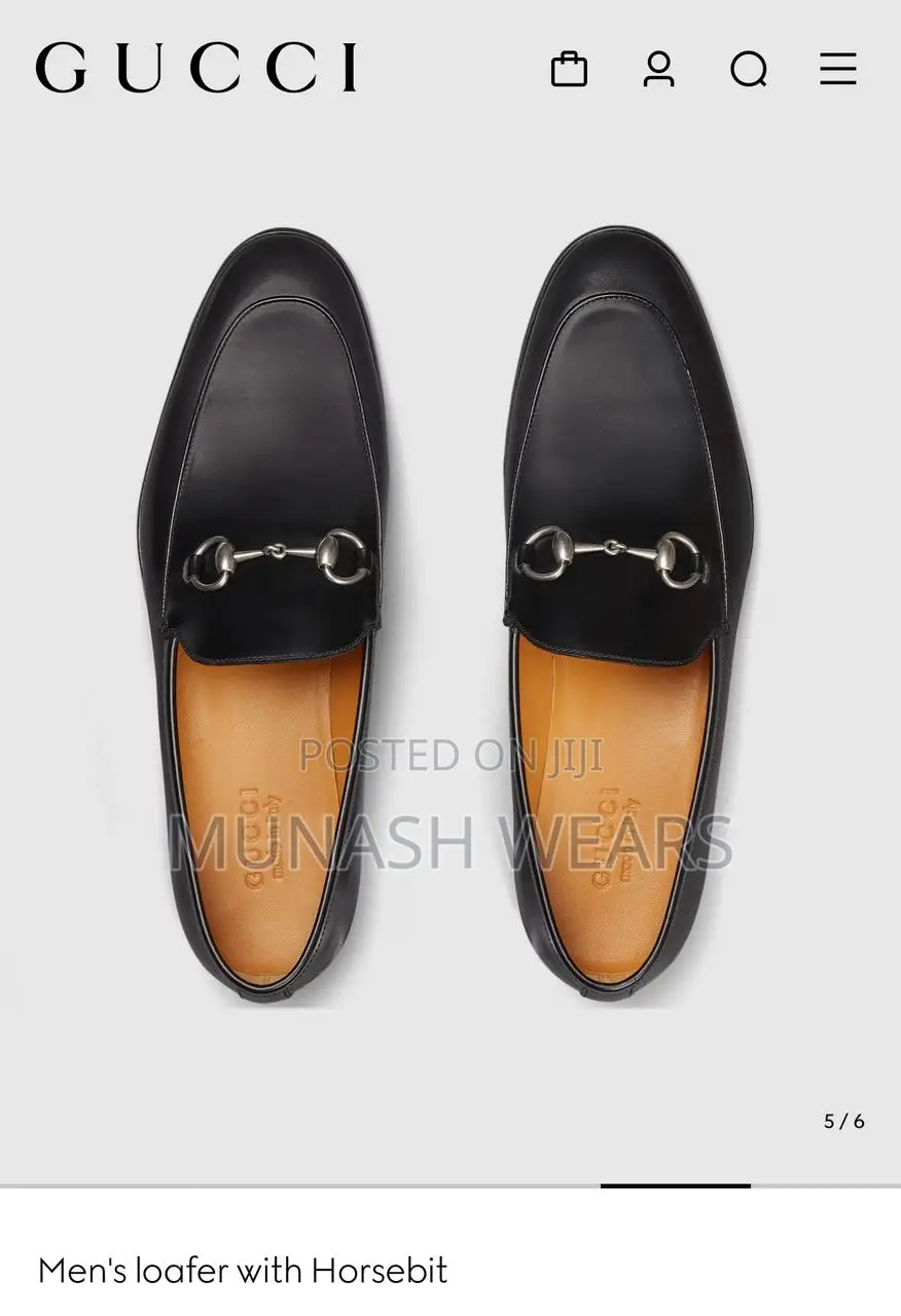 Gucci Leather Luxury Shoes 40-46