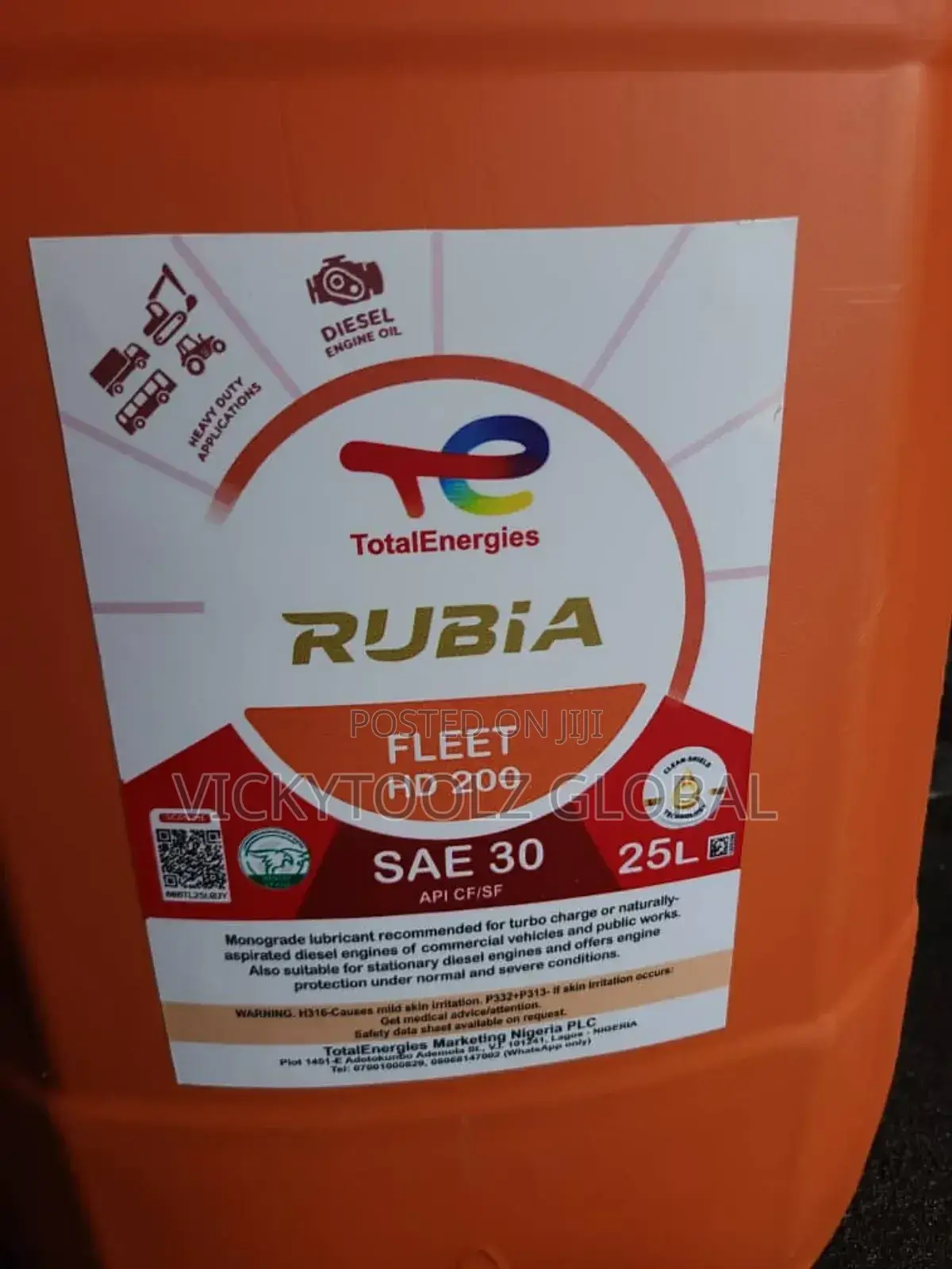 Total Energies Rubia Fleet Hd 200 (Sae 40)