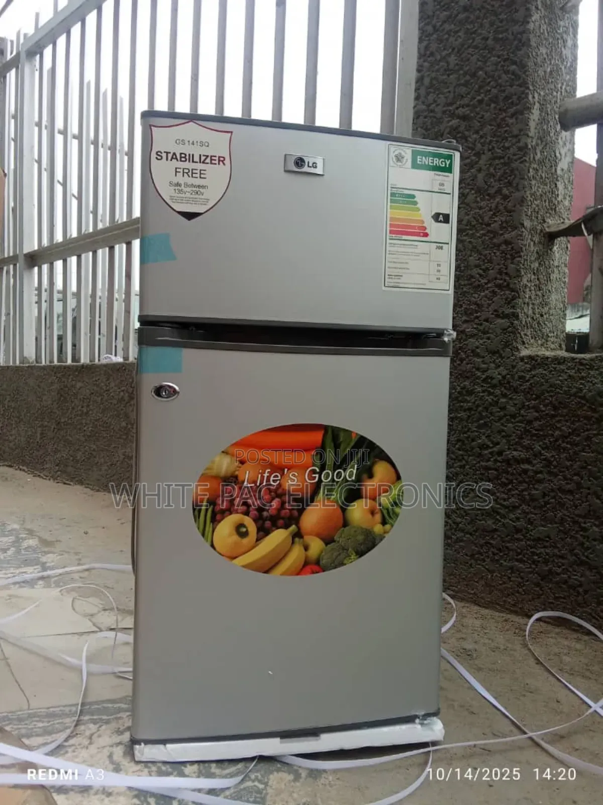 Original Lg Double Door Fridge 110 Litre Fast Freezing >2 Yrs Warranty
