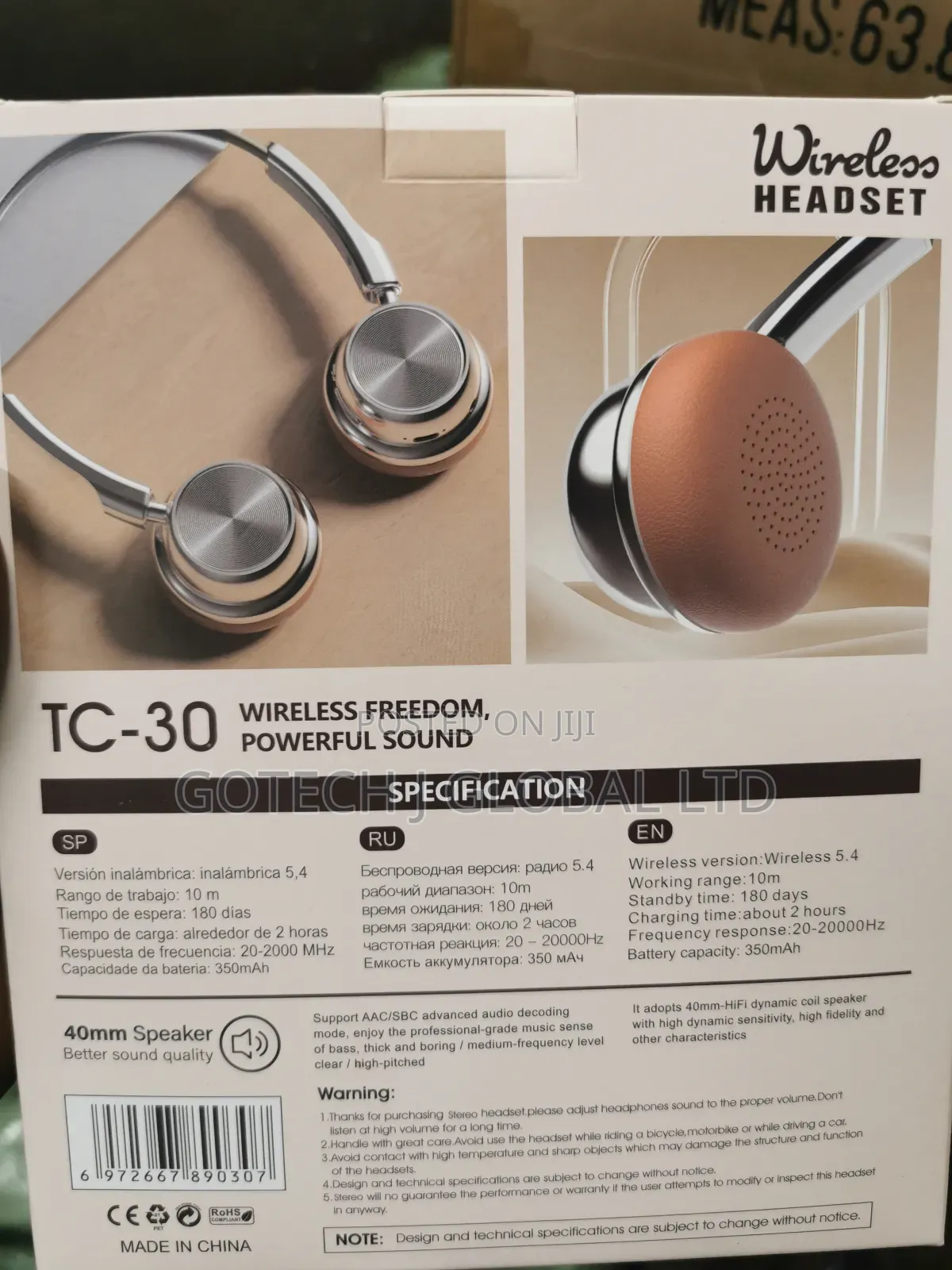 Headset T-30 Wireless