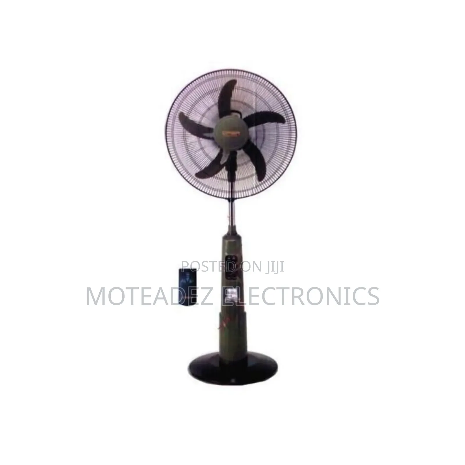 Qasa 18inches Strong Rechargeable Standing Fan With Remote Control