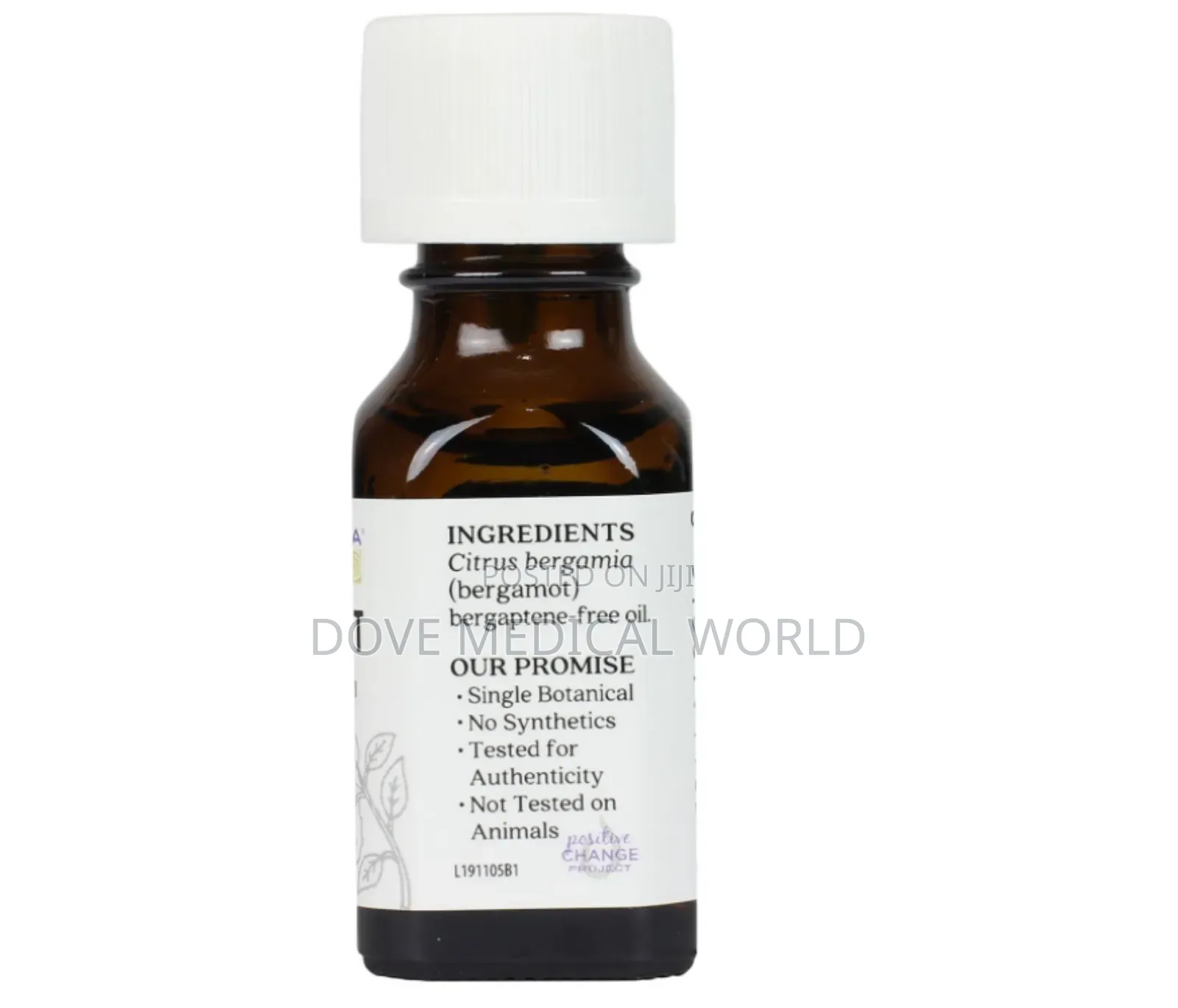Aura Cacia 100% Pure Essential Oil Bergamot — 15ml