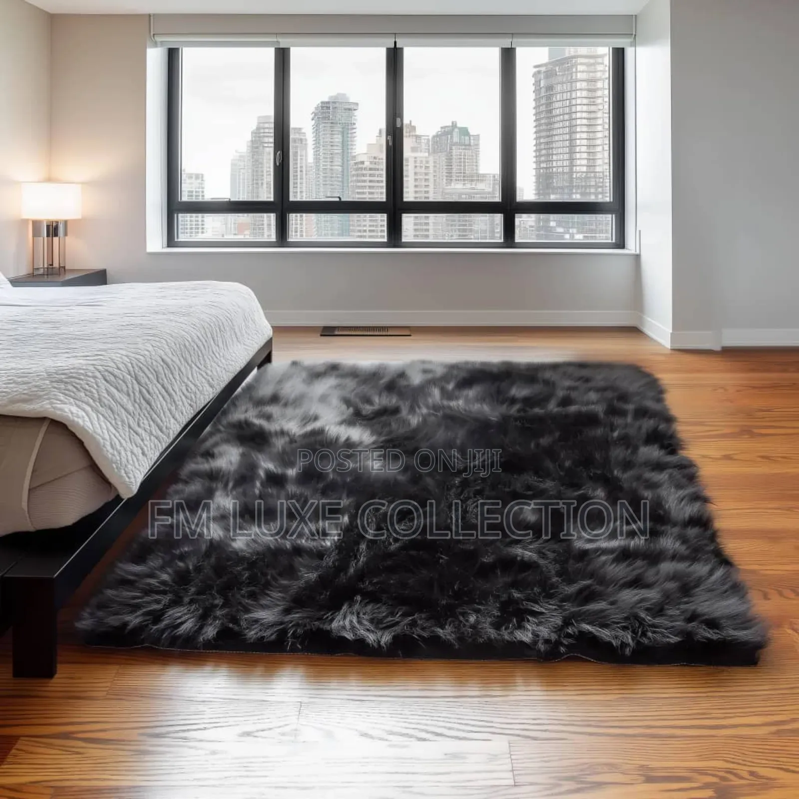 Luxury Fur Center Rug