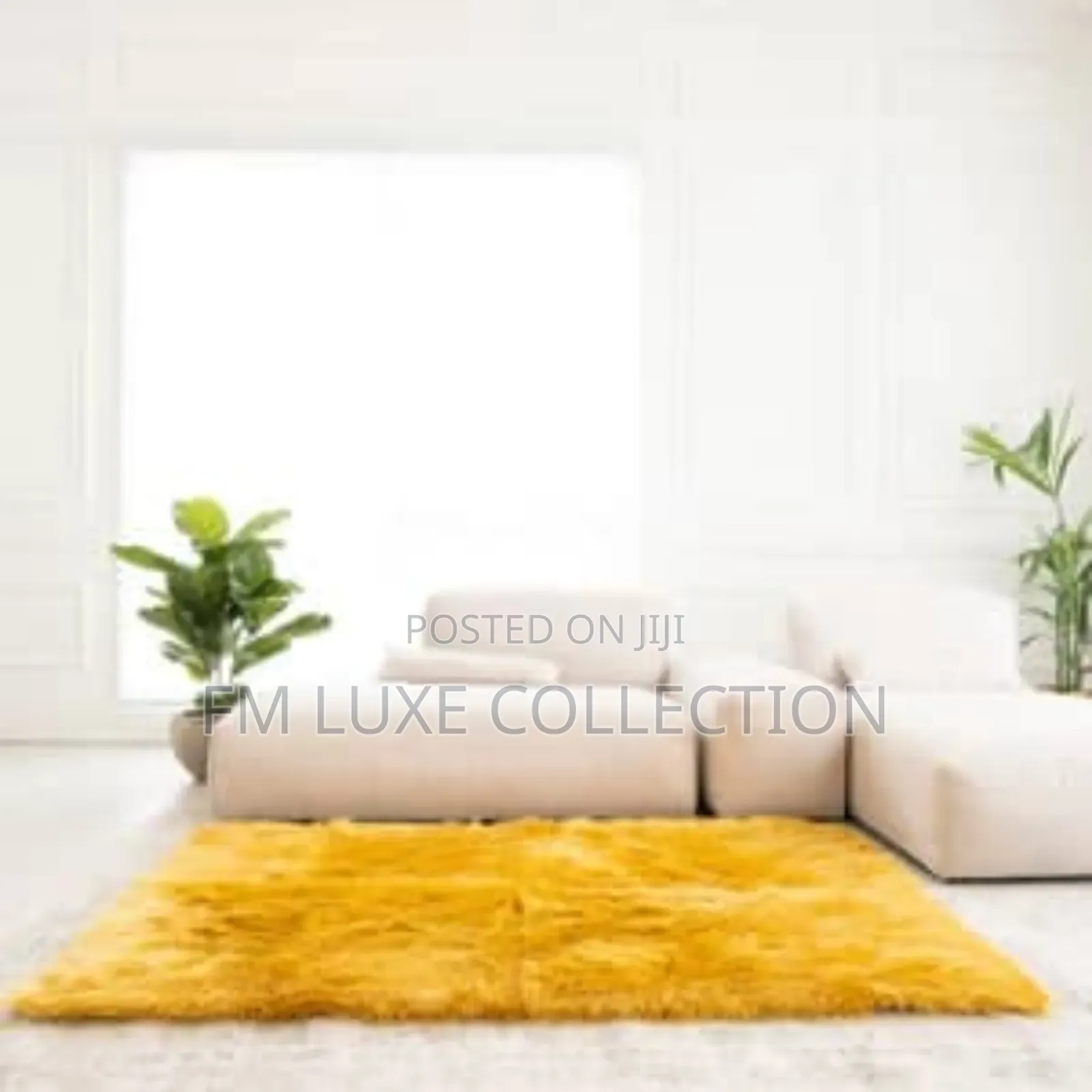 Luxury Fur Center Rug