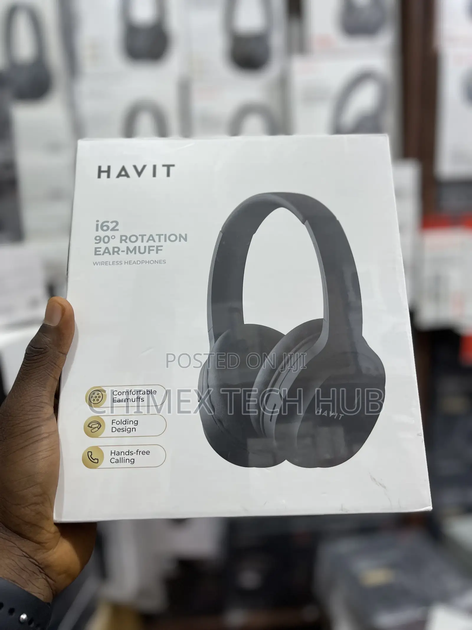 Havit I62 90° Rotation Ear-Muff Wireless Headphones