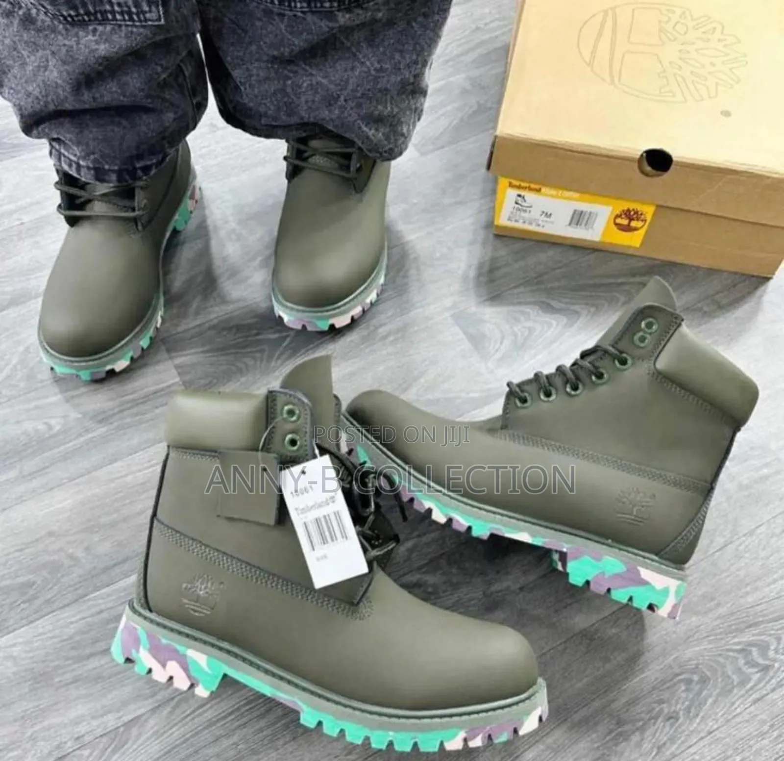 Luxury Army Green Timberland Boots