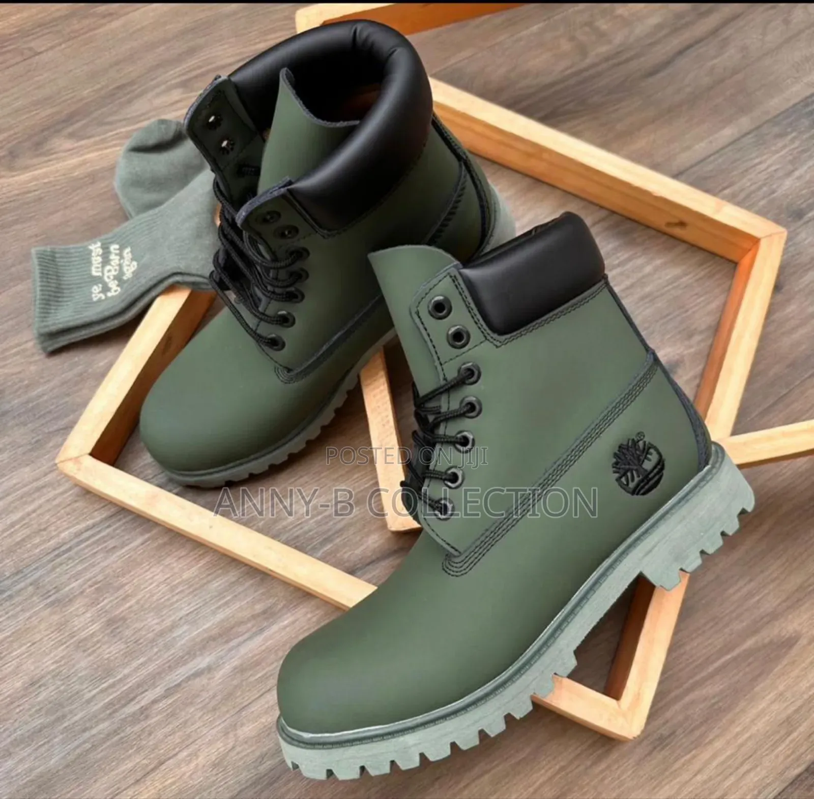 Luxury Army Green Timberland Boots