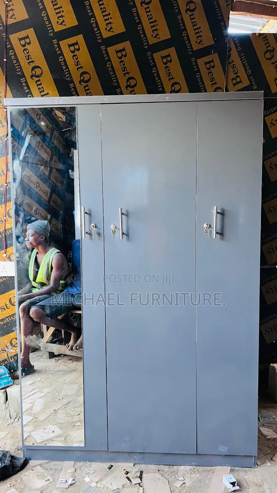 #2 Expertly Crafted 4 by 6 Wardrobe With Mirror