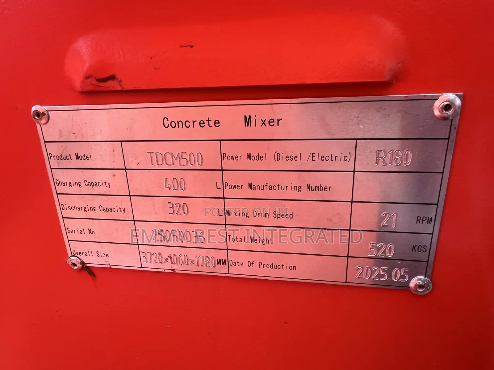 Concrete Mixer