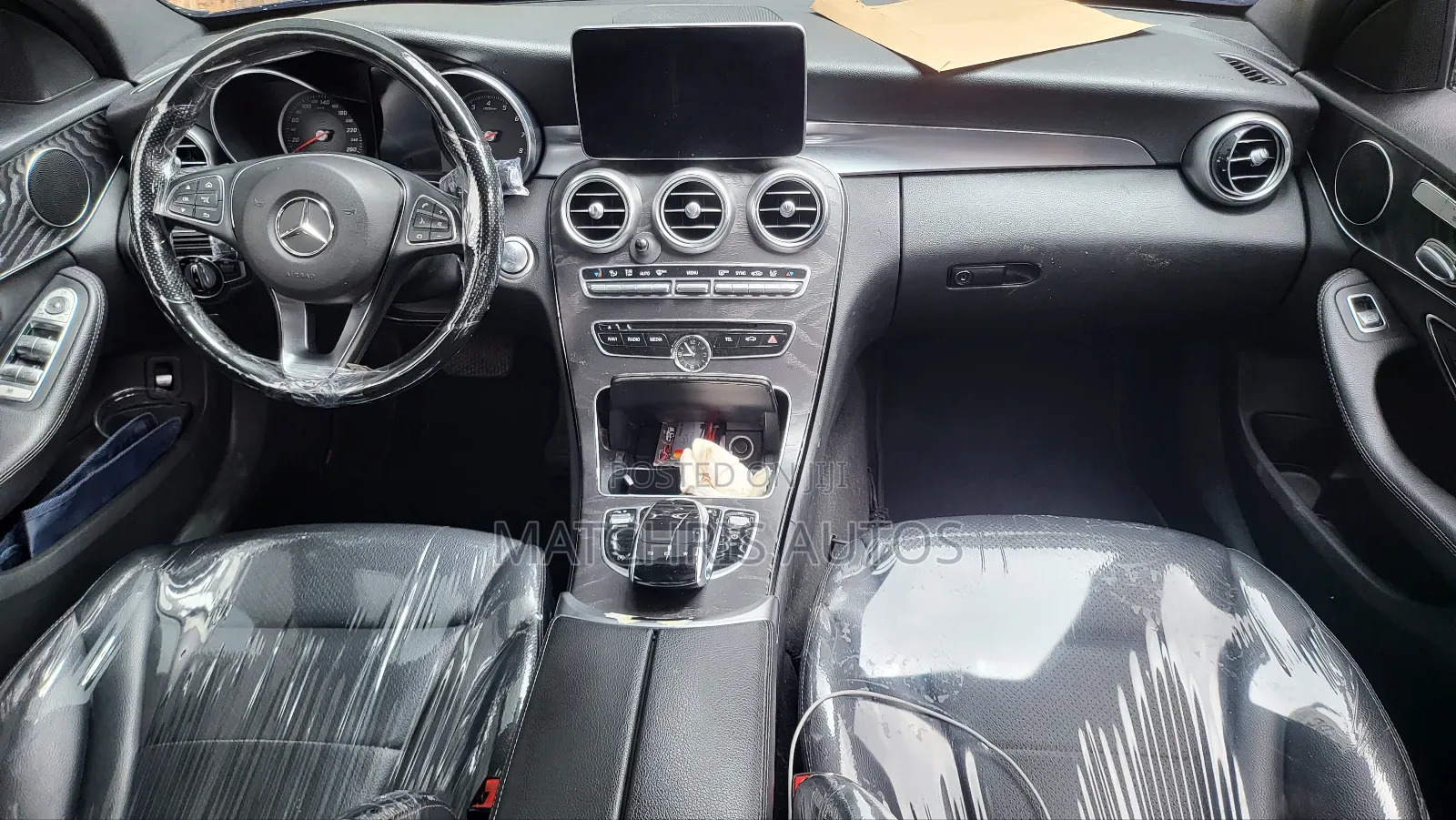 Mercedes-Benz C300 Sport 4Matic Sedan AWD (2.0L 4cyll 7A) 2016 Black