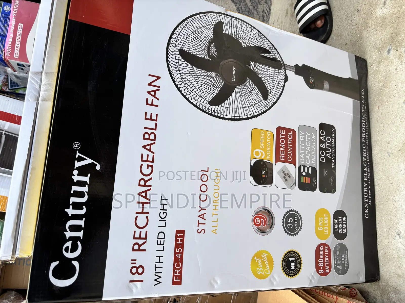 Century’S Rechargeable Fan