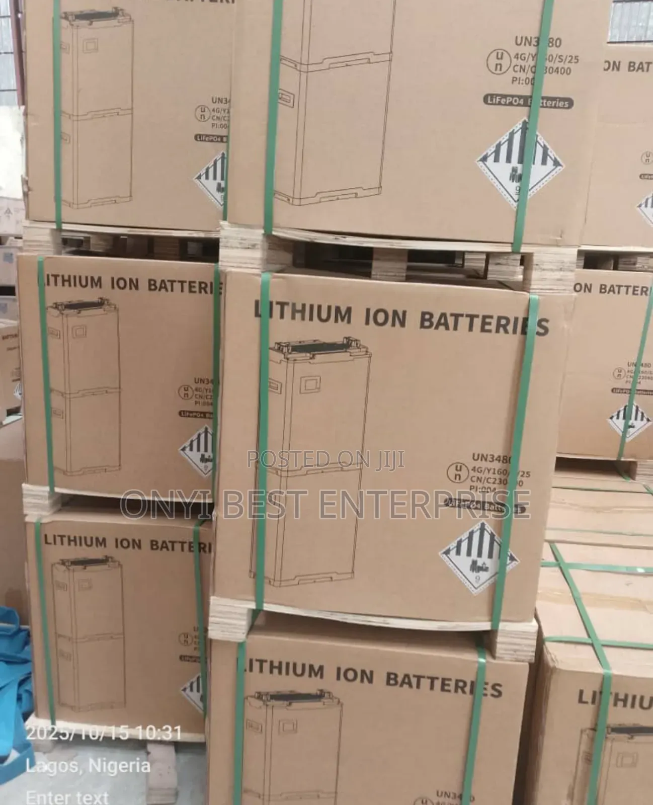 Blue Carbon Lithium Ion Battery 15kwh\48v Available Brand New