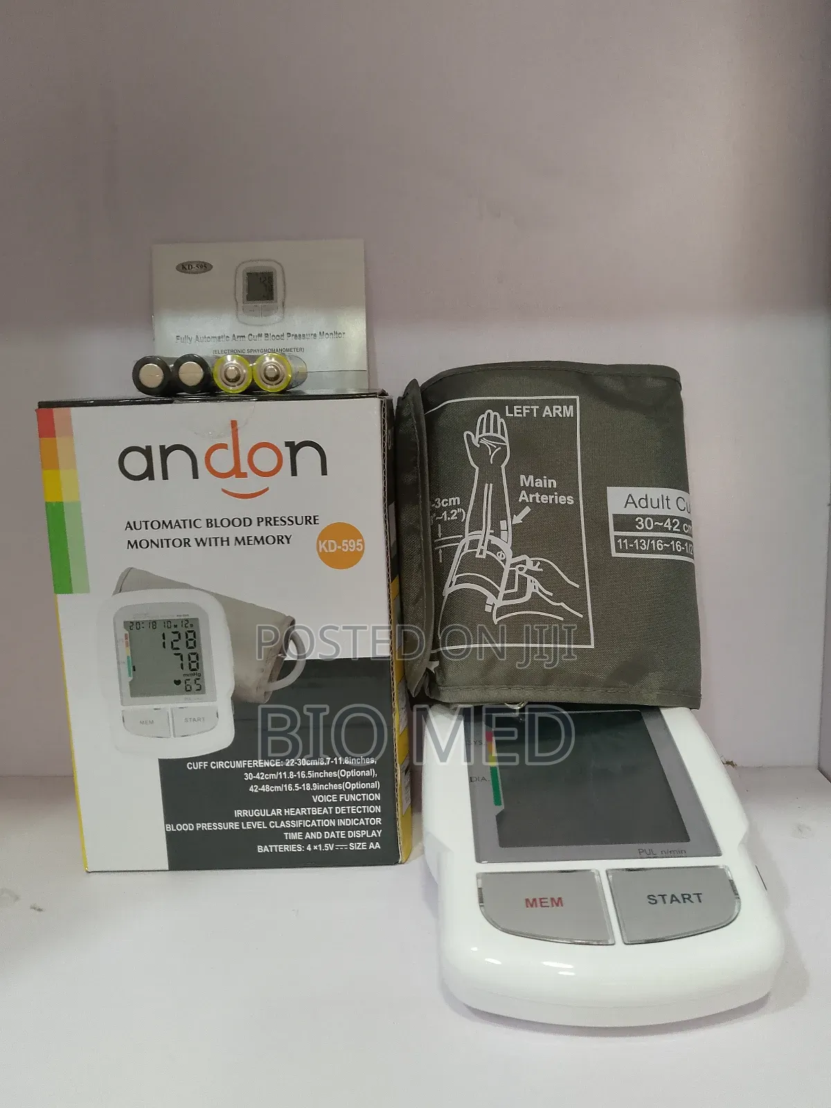 Digital Blood Pressure Monitor Easy Accurate Bp Check at Home