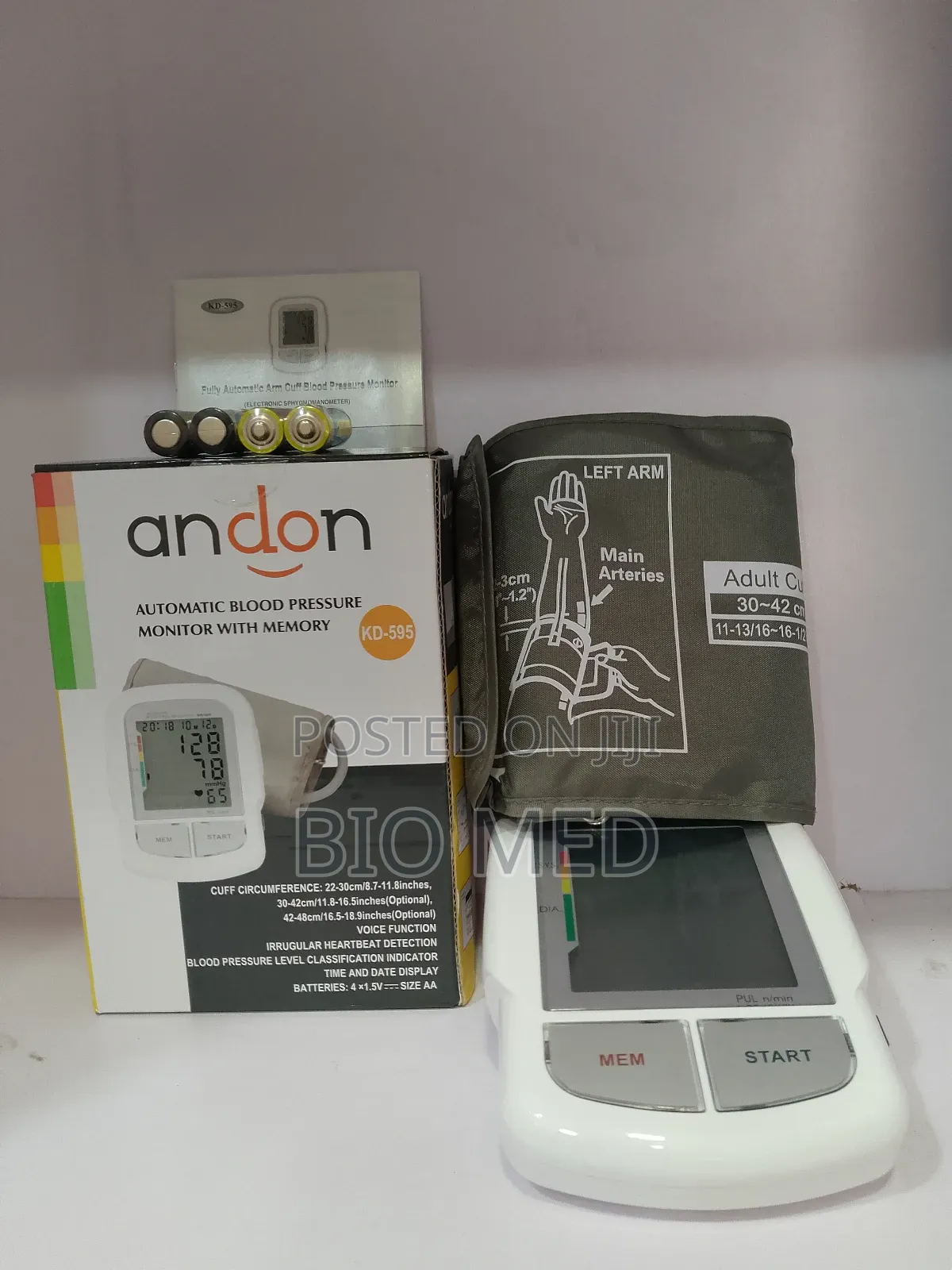 Digital Blood Pressure Monitor Easy Accurate Bp Check at Home