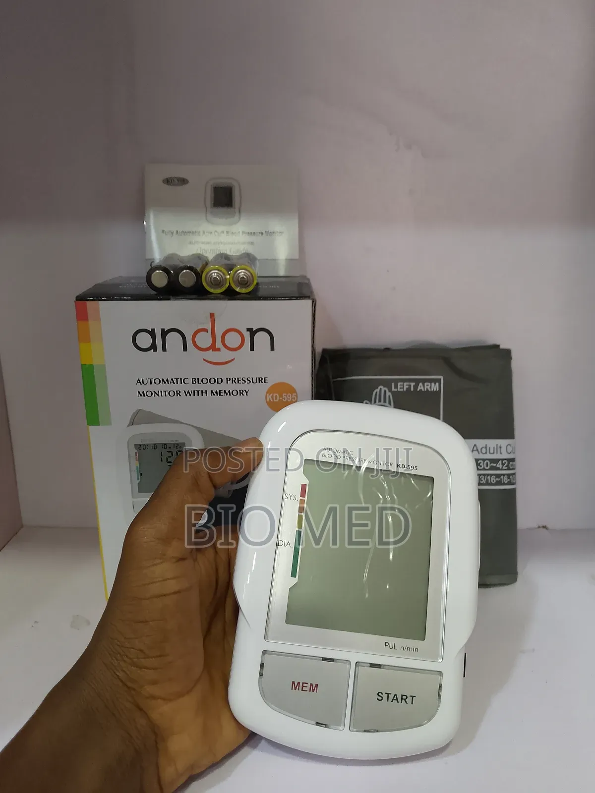 Digital Blood Pressure Monitor Easy Accurate Bp Check at Home