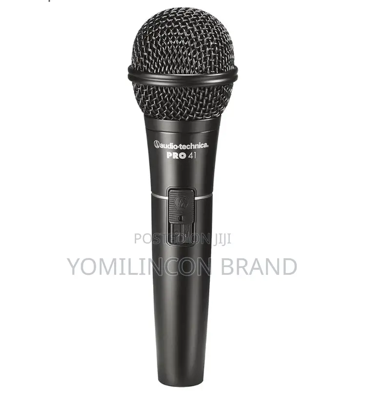 Audio-Technica Pro41 Cardioid Dynamic Handheld Microphone Black