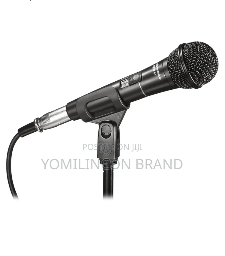 Audio-Technica Pro41 Cardioid Dynamic Handheld Microphone Black