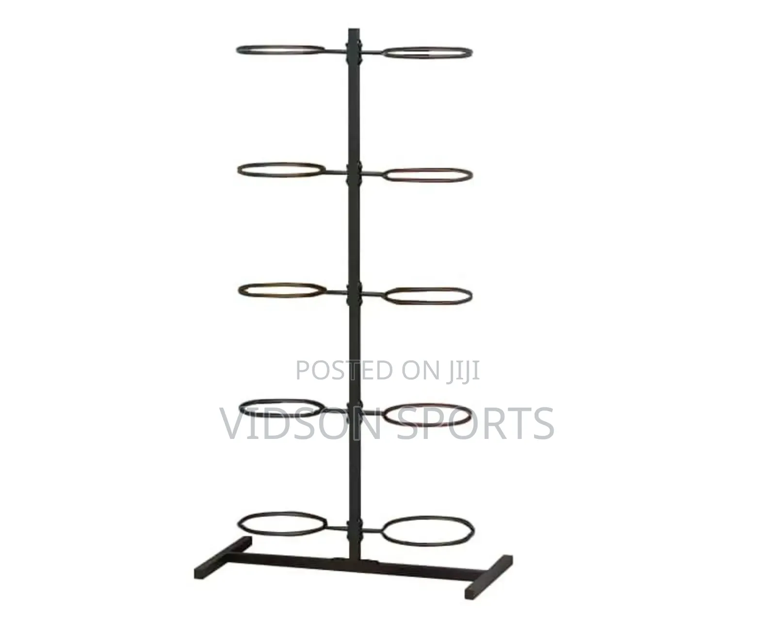 5 Tiers Standing Sport Ball Rack