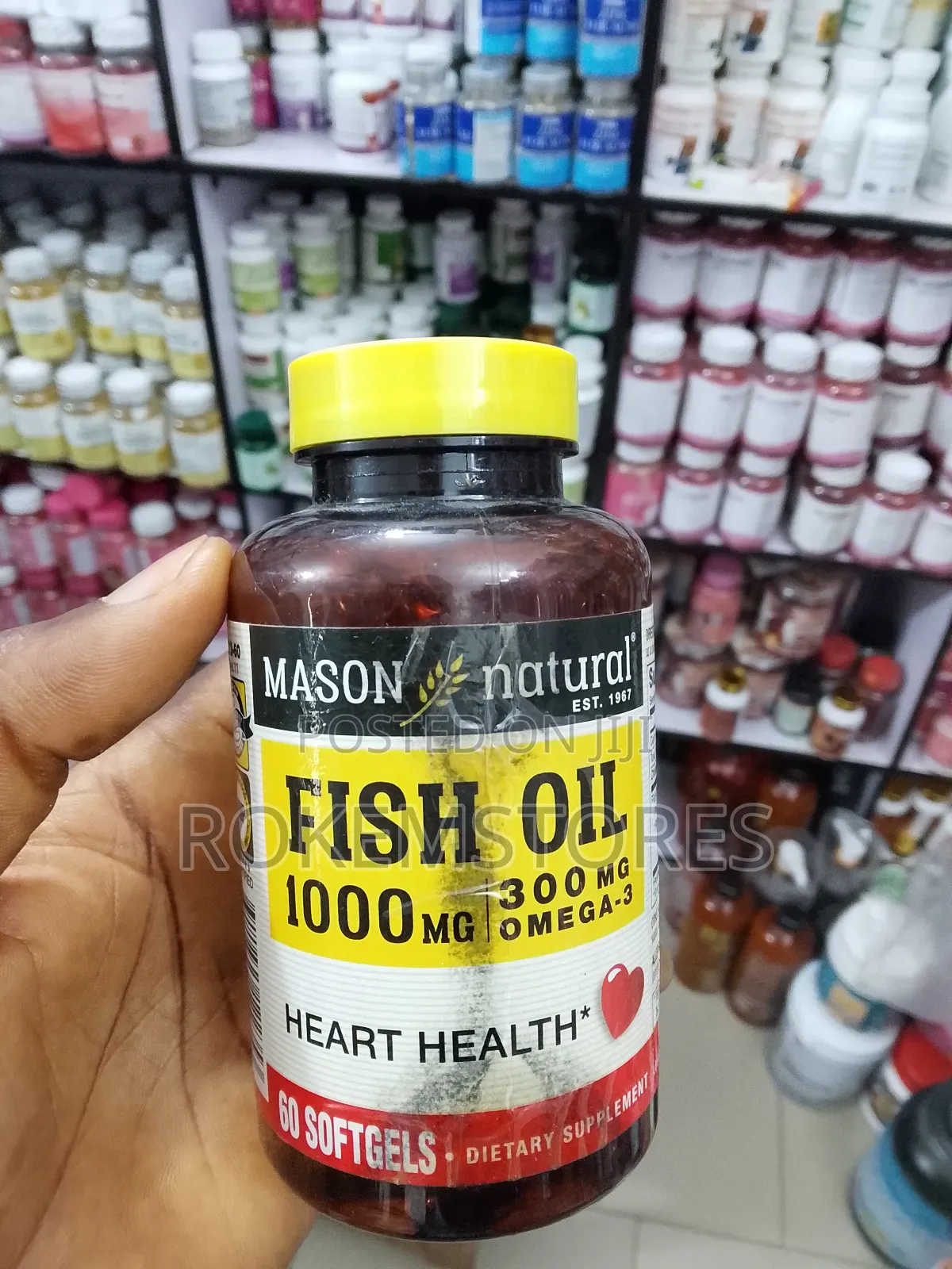 Mason Natural Fish Oil 1000mg /300mg Omega a-3