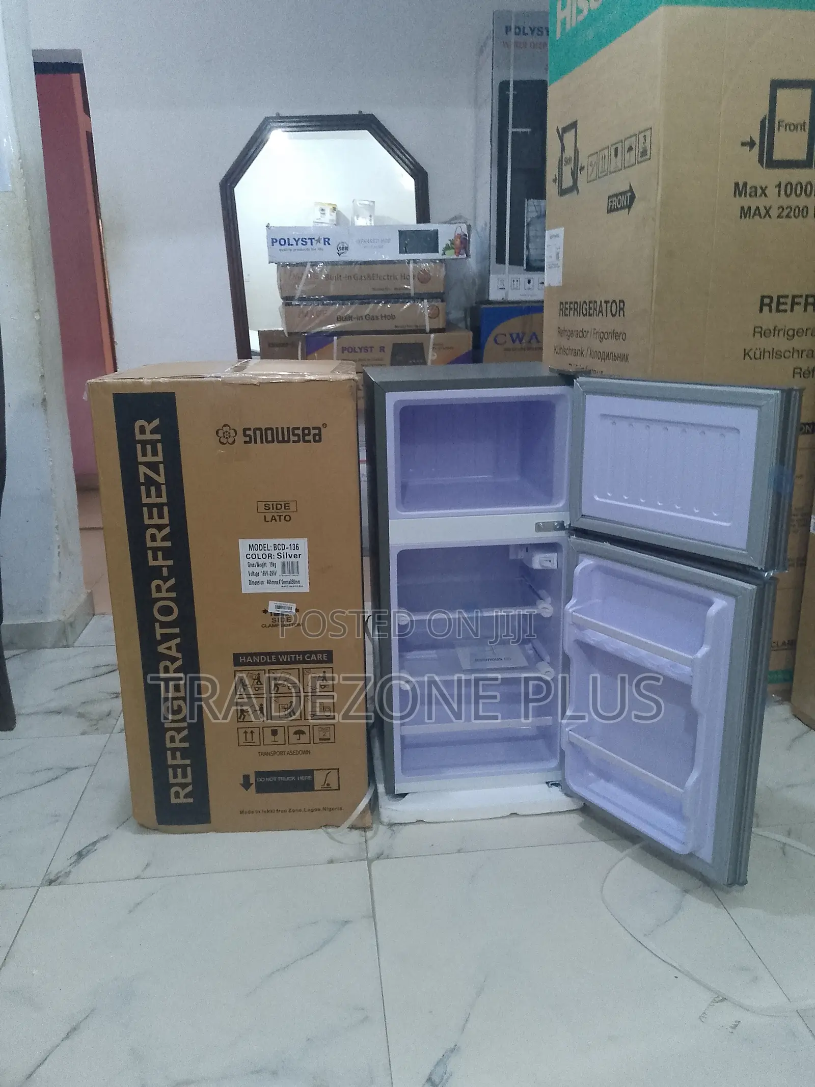 Snowsea Fast Cooling Refrigerator – 136l