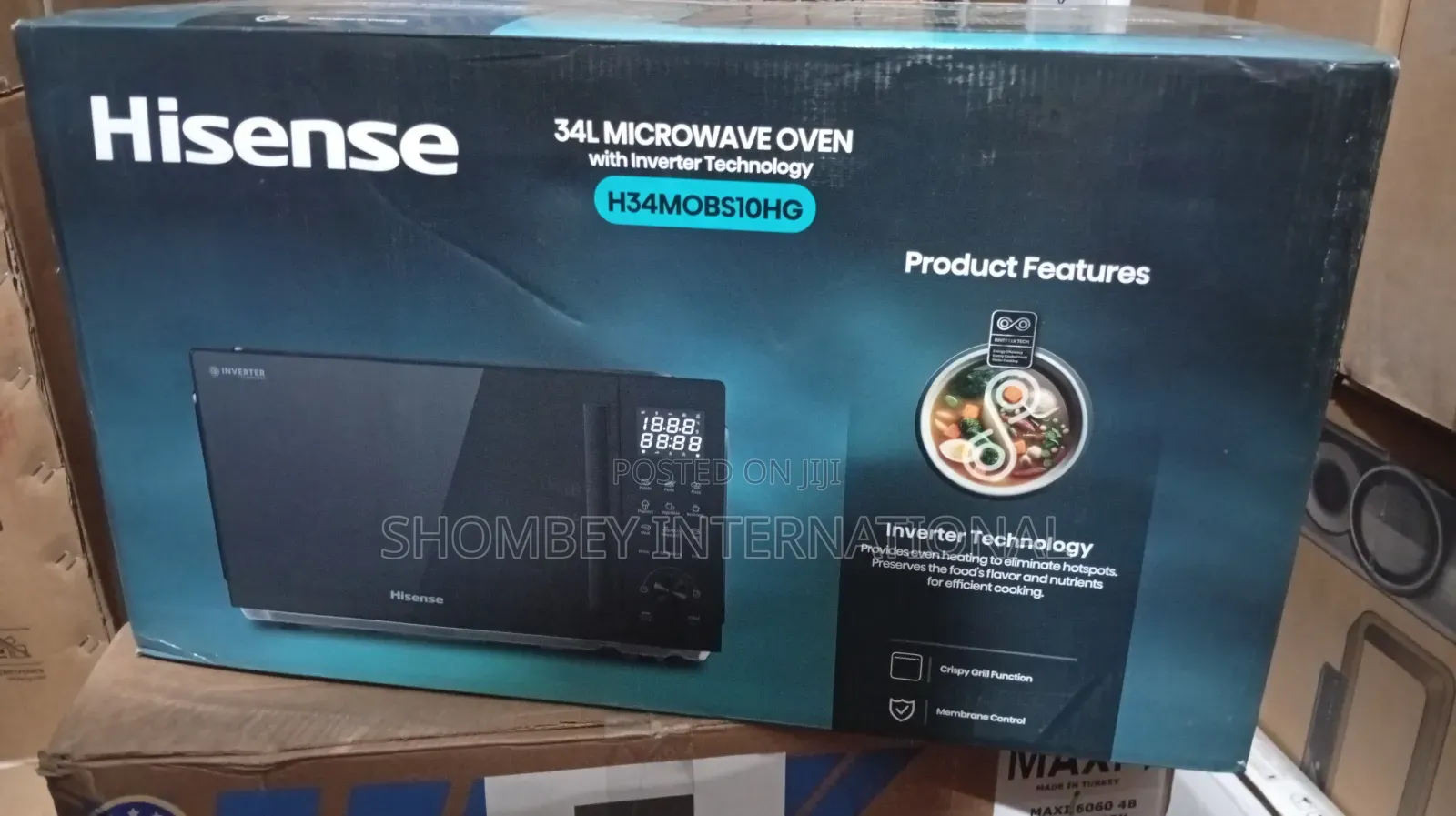 Hisense 34l Inverter Microwave Oven