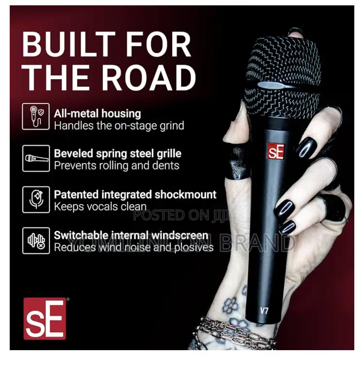 Se Electronics V7 Push-to-Talk Dynamic Microphone for Singing,