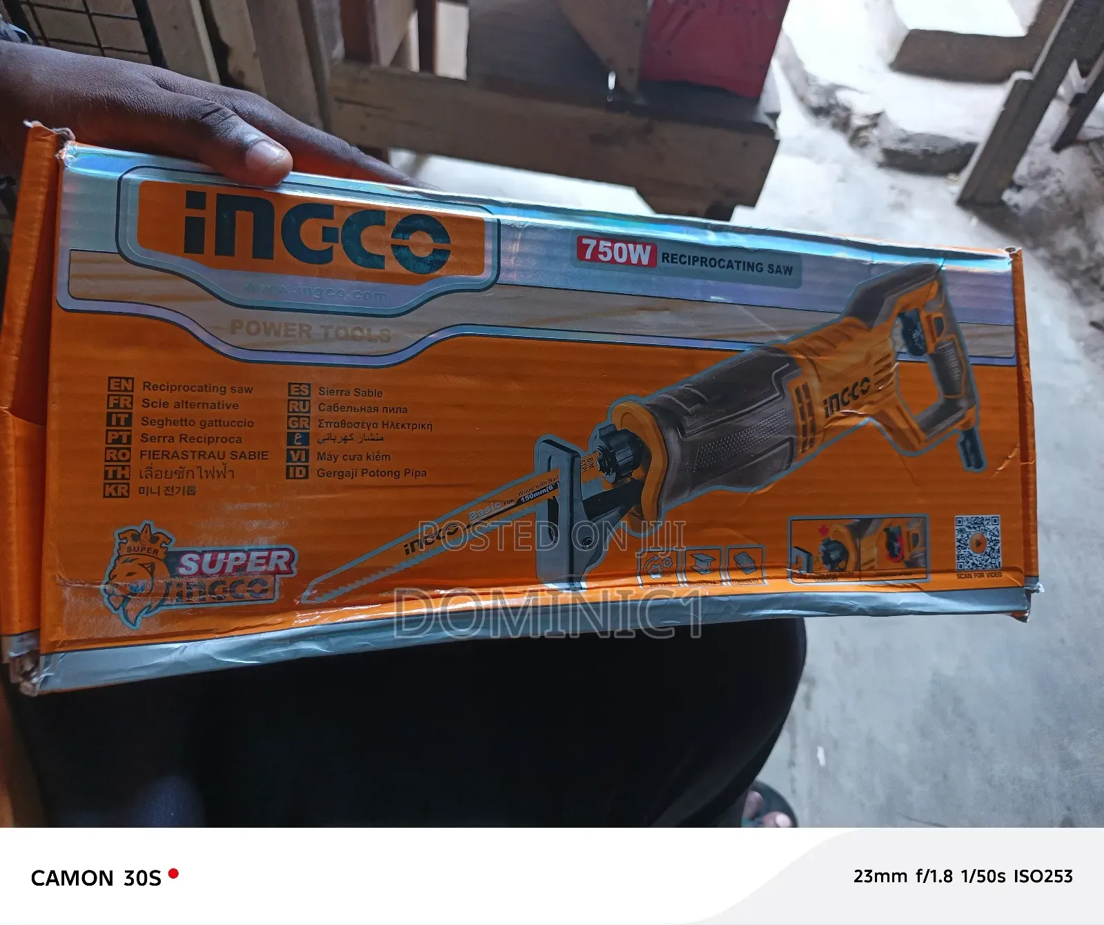 Reciprocating Saw 750watt