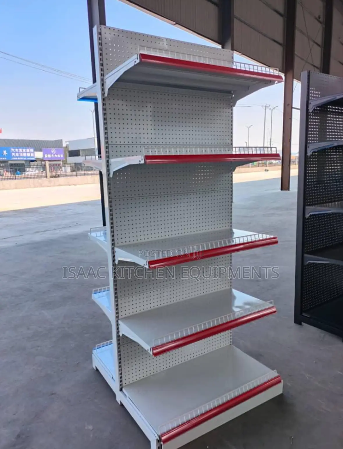 Double Supermarket Shelves