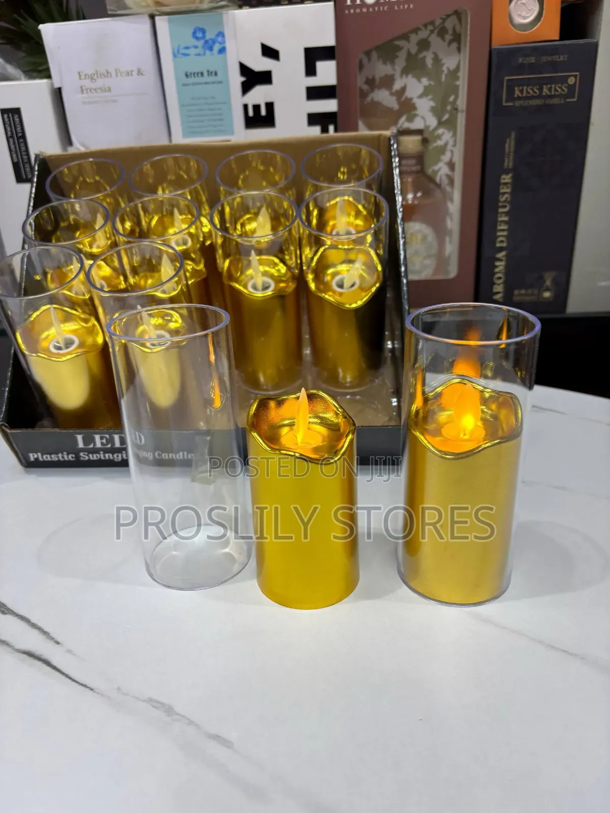 Gold Led Candles