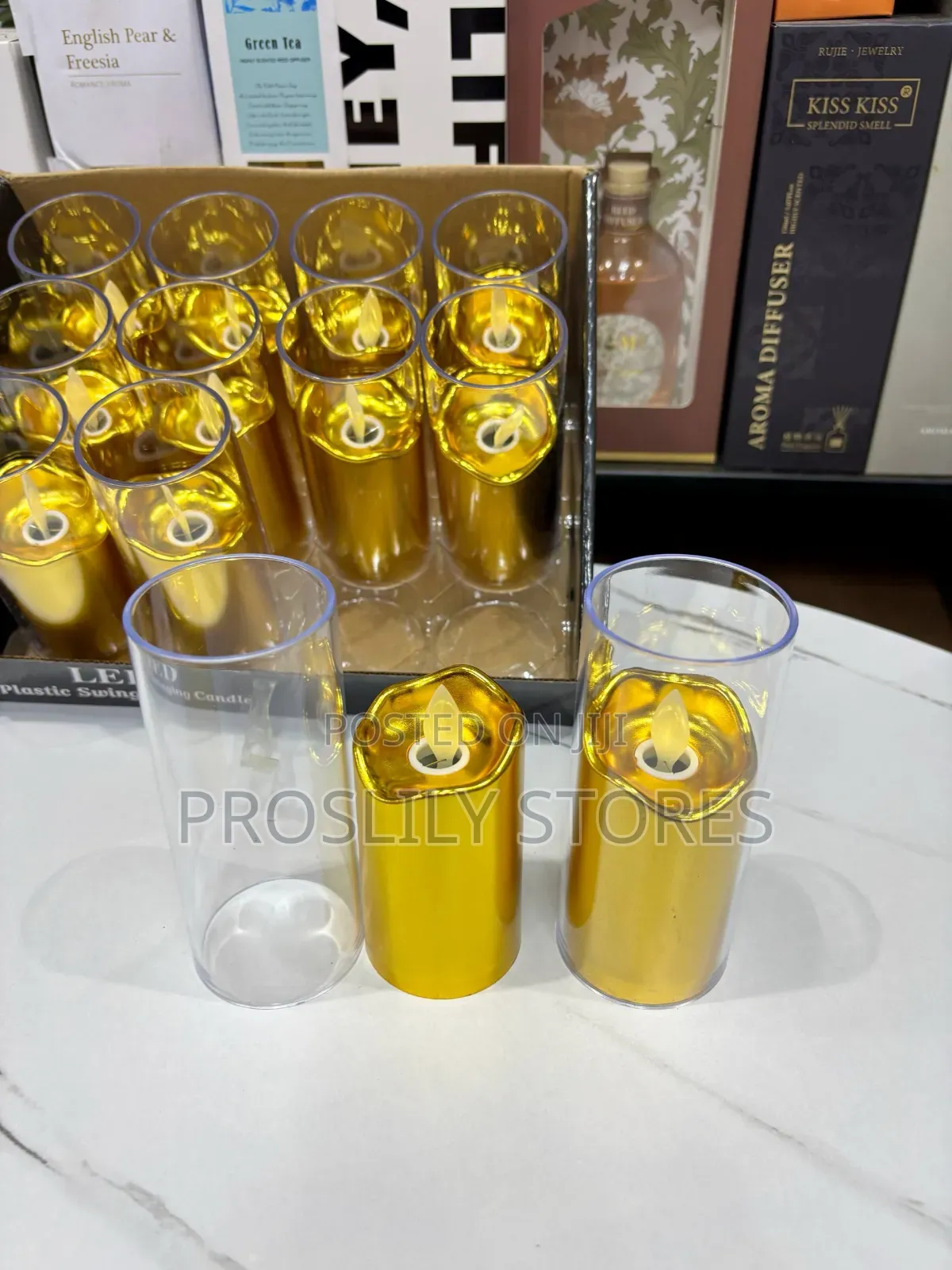 Gold Led Candles