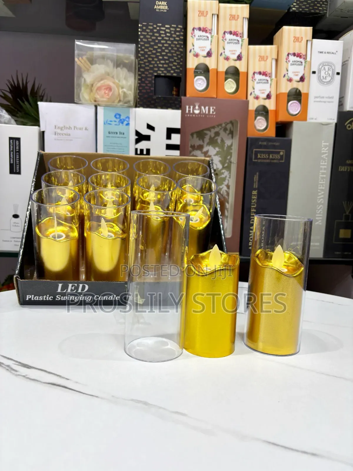 Gold Led Candles