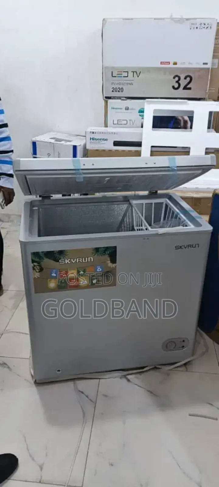 Skyrun 155l Chest Freezer 155hnw Grey