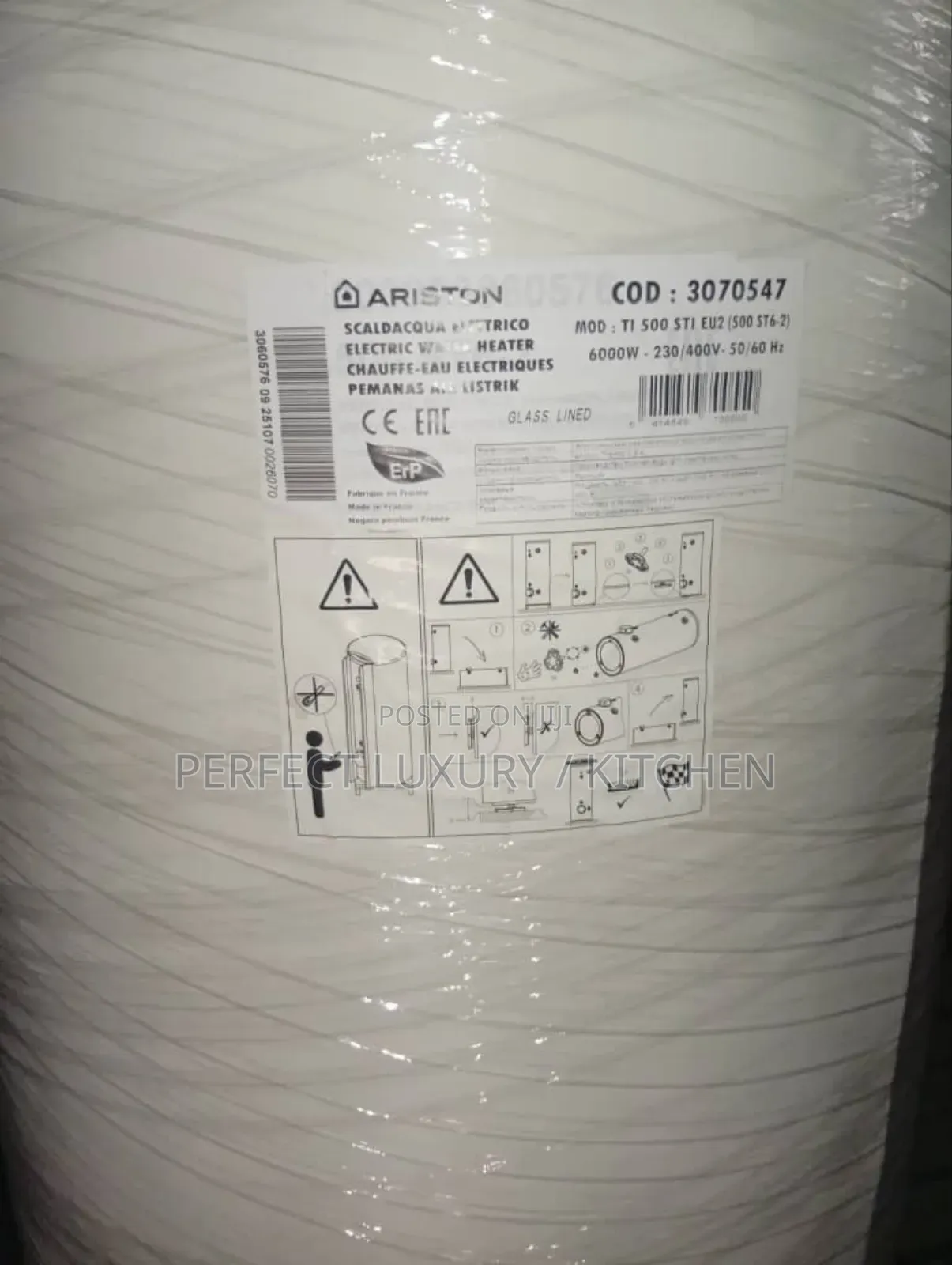 500 Liter Ariston Water Heater