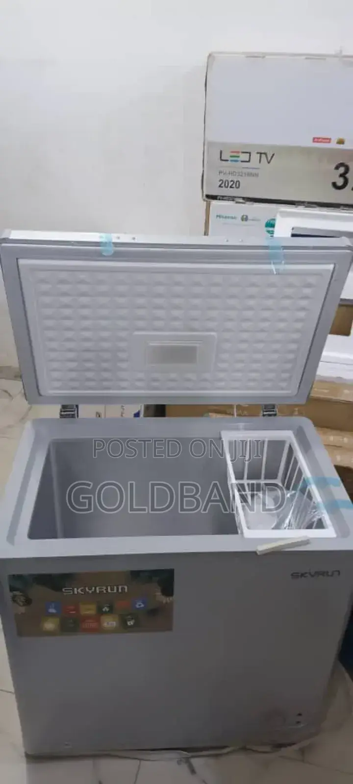 Reliable Cold Skyrun 155l Chest Freezer 155hnw Grey Chest Freezer