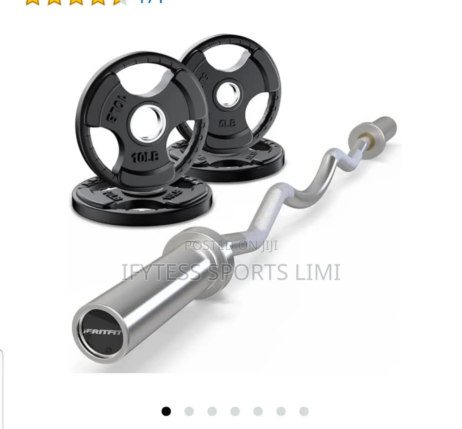 Zigzag Olympic Bar Bell Rod/ 5ft