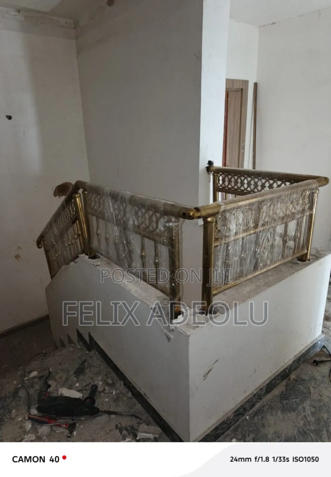 Handrails With Gold Colors